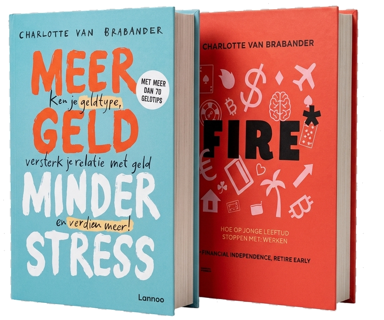 Boeken van Charlotte Van Brabander: Meer Geld, Minder Stress en FIRE